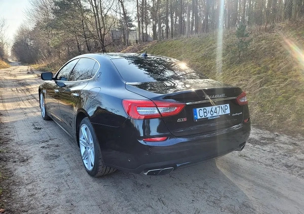 Maserati Quattroporte cena 132000 przebieg: 125000, rok produkcji 2013 z Bydgoszcz małe 667